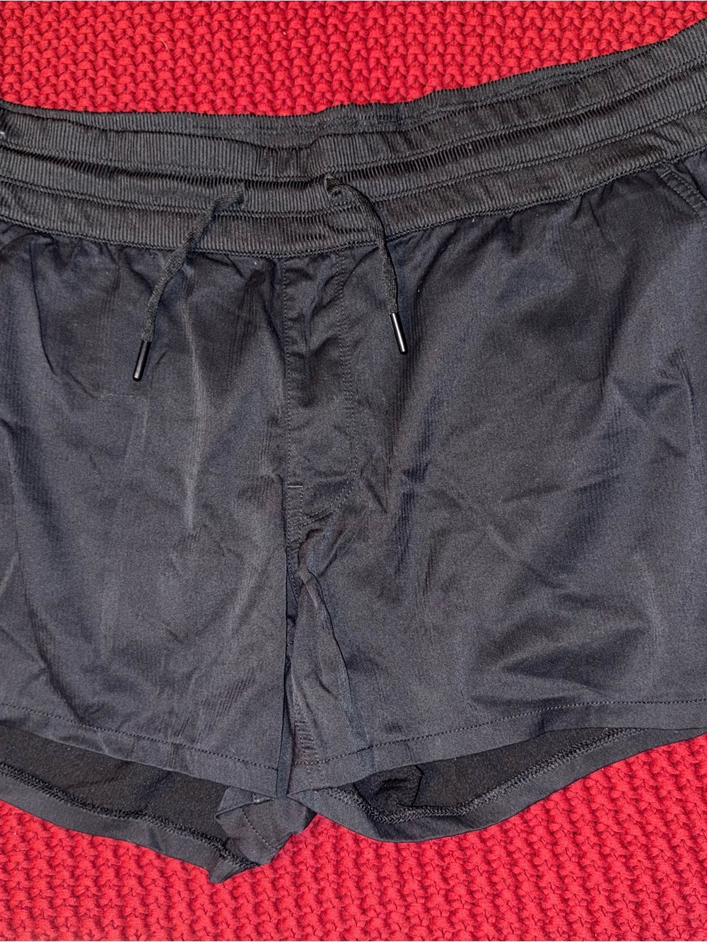 The North Face Black Women's Athletic Shorts with Drawstring Waistband